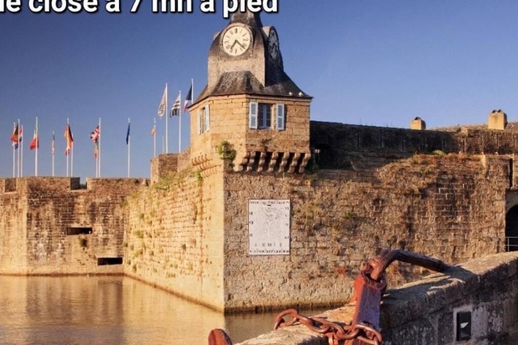 Apartament Le Perchoir, Belle Vue Mer Concarneau Zewnętrze zdjęcie