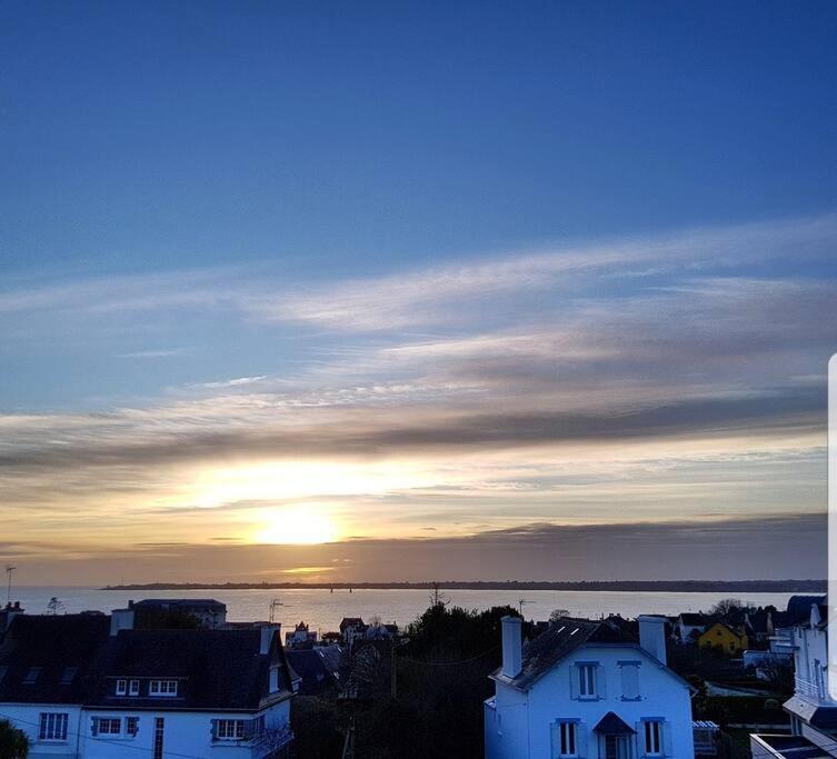 Apartament Le Perchoir, Belle Vue Mer Concarneau Zewnętrze zdjęcie